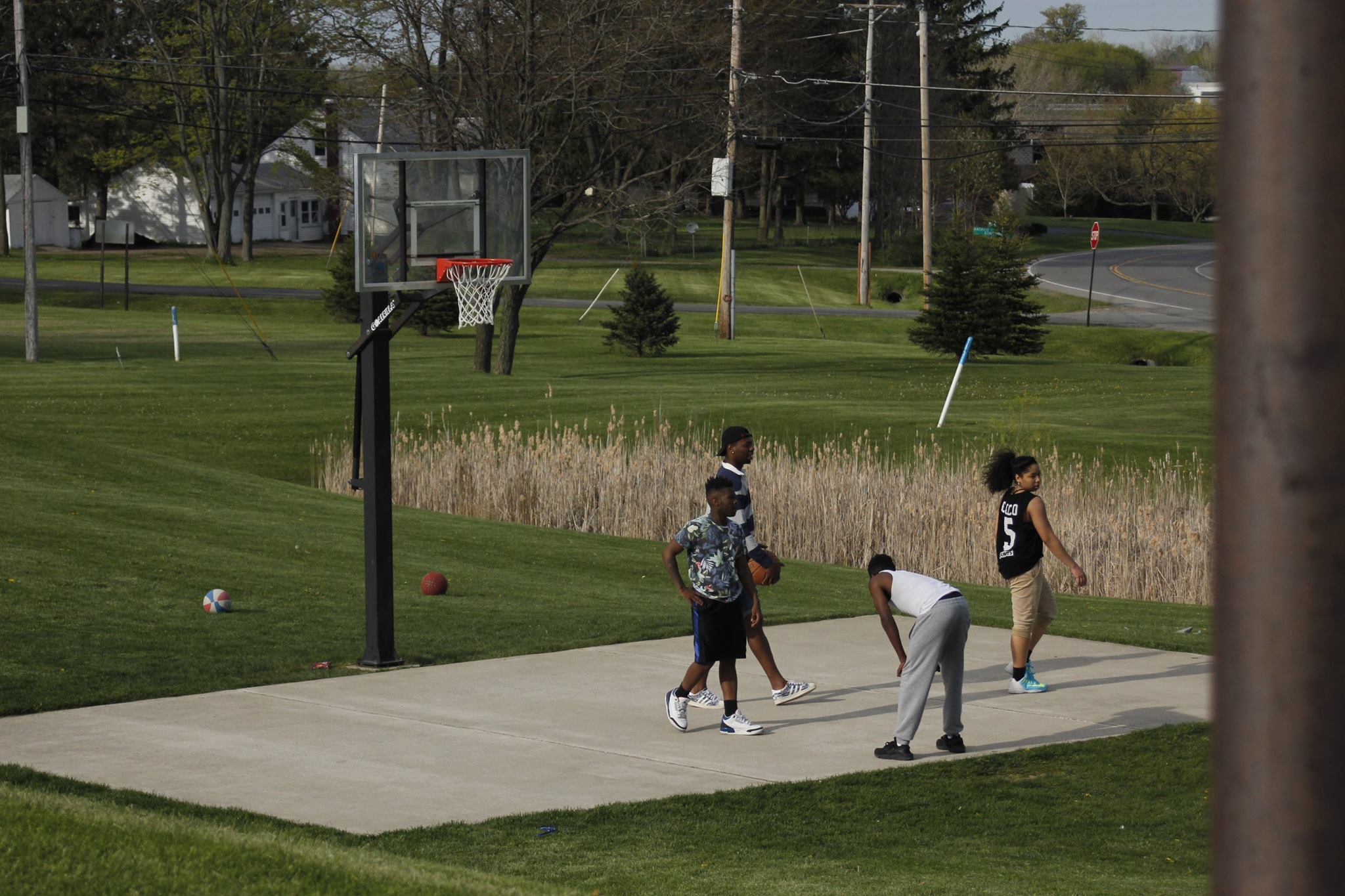 Outdoor Basketball Court